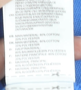 Adidas Boys Blue Crew Neck Pullover Sweatshirt Size 9-10 Years