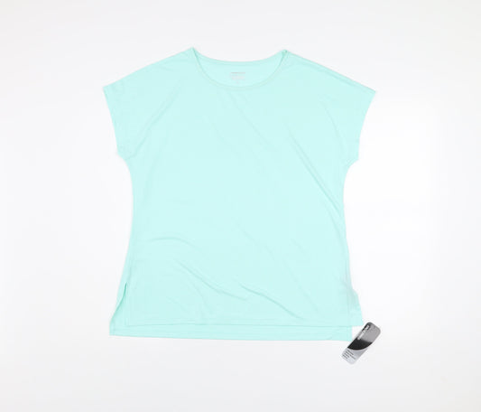 Dunnes Stores Women's Blue Performance Sport T-Shirt Size M