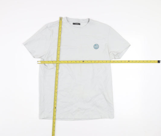 Dunnes Men’s Light Grey Regular Fit Short Sleeve T-Shirt Size L