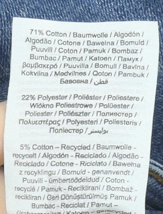 Jack & Jones Boys Blue Straight Denim Jeans 6 Years Adjustable Waist