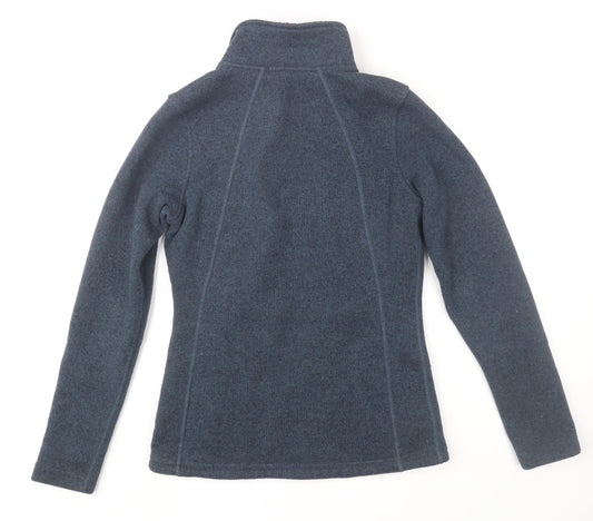 The North Face Womens Blue Fleece Full Zip Jacket Size M