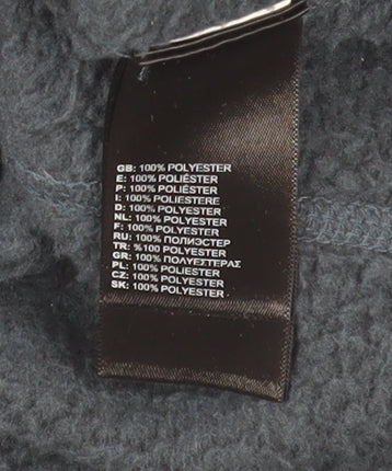 The North Face Womens Blue Fleece Full Zip Jacket Size M