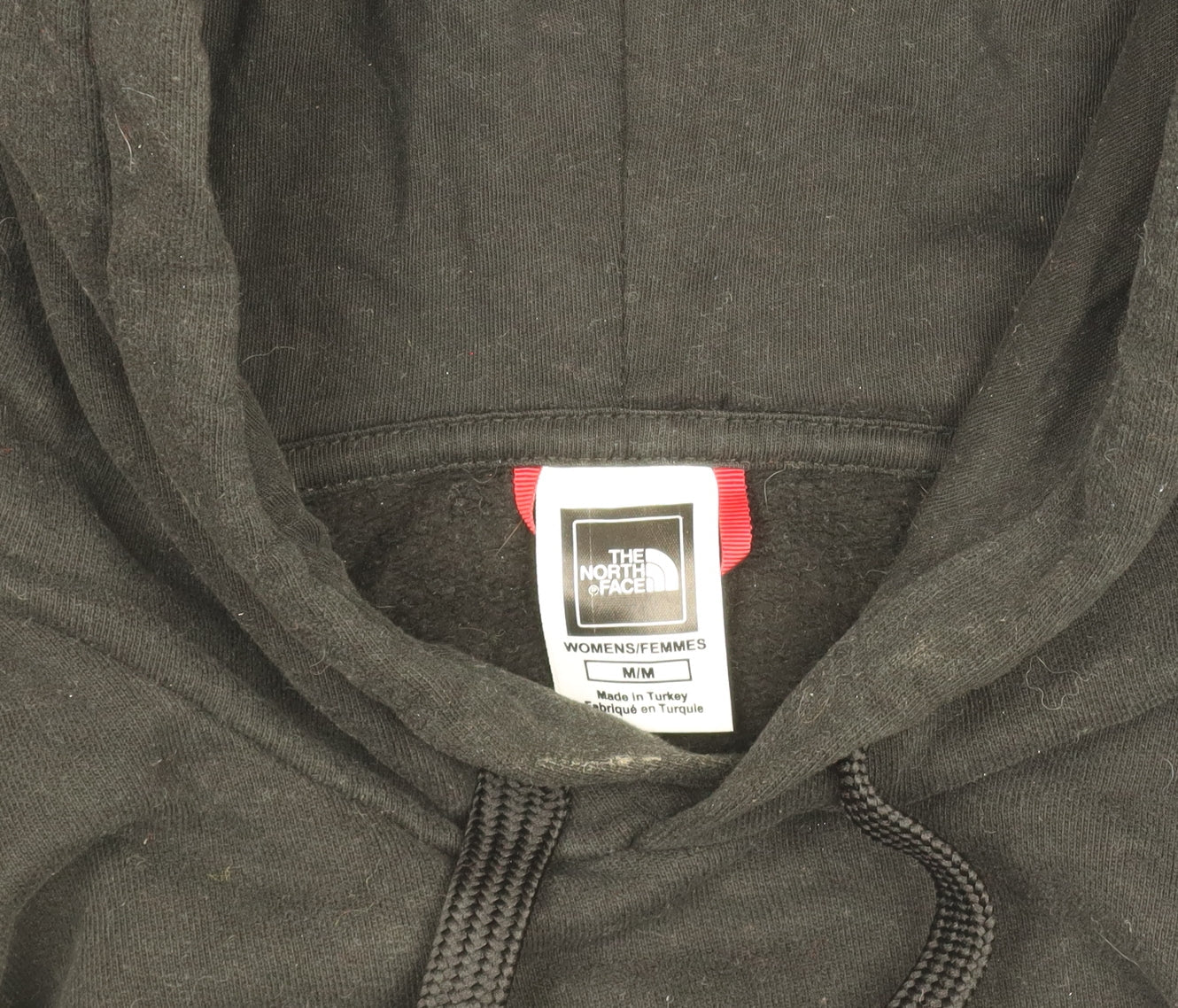 The North Face Women's Black Pullover Hoodie Medium Cotton Logo