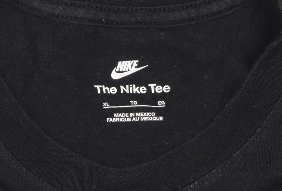 Nike Men's Black XL Graphic Sports Crew Neck Cotton T-Shirt