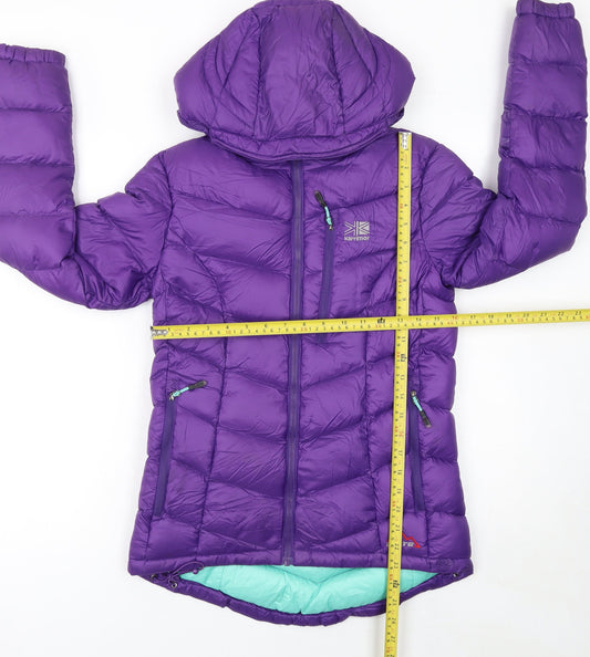 Womens UK Size 8 Regular Karrimor Purple Nylon Jacket