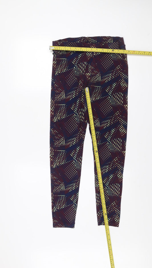 Old Navy Sport Women's Multicoloured Geometric Leggings Size L