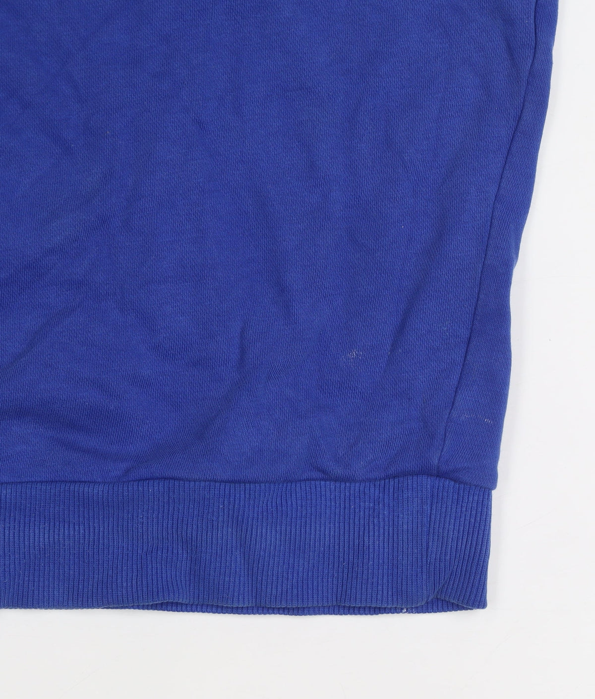 Additional view of Ellesse men’s blue crew neck logo sweatshirt, size M, pullover