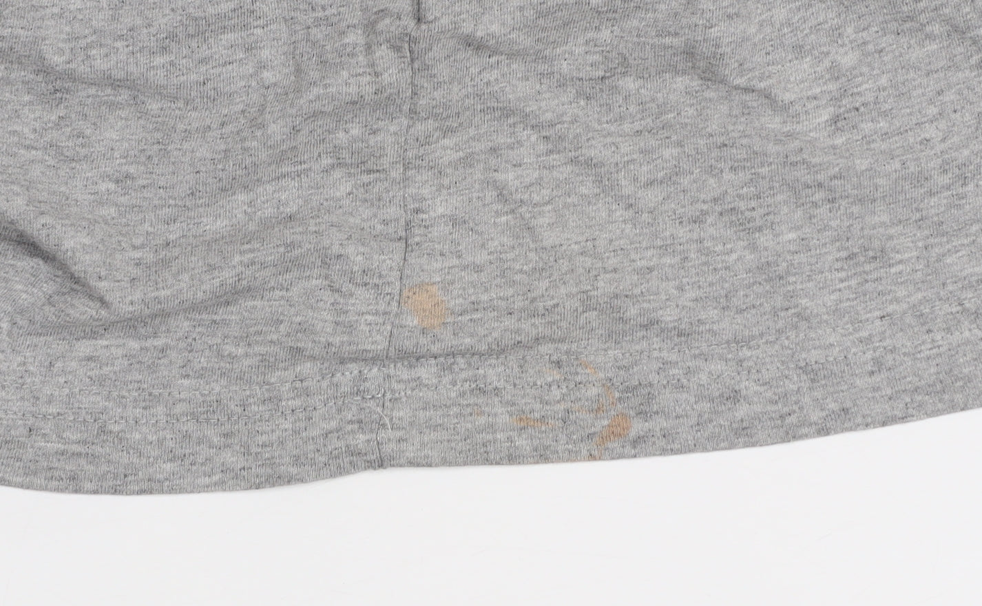 Womens UK Size XS adidas Grey Cotton Blend T-Shirt