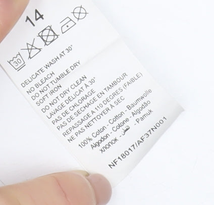 Levi’s Boys Grey Long Sleeve Graphic Cotton V-Neck T-Shirt 14 Years