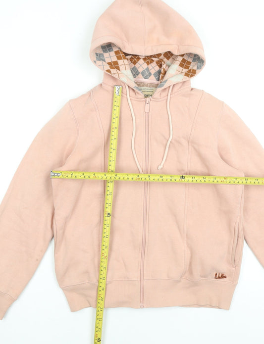 Madame Women Pink Full Zip Hoodie Medium Super Premium Fleece