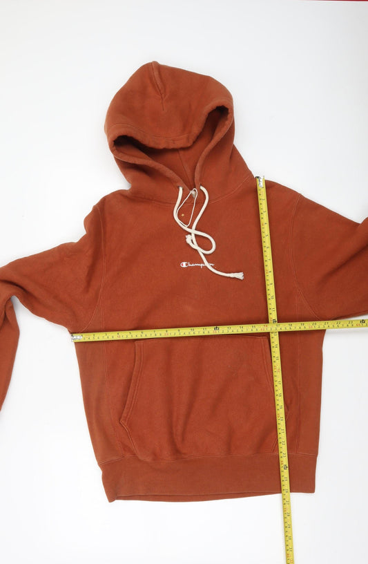 Champion Men's Brown Reverse Weave Pullover Hoodie Size S