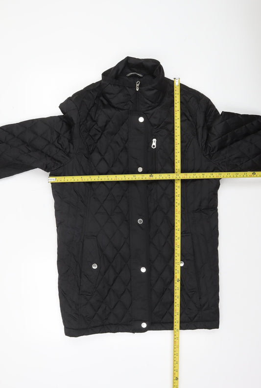 Womens UK Size XL Regular Nautica Black Polyester Jacket