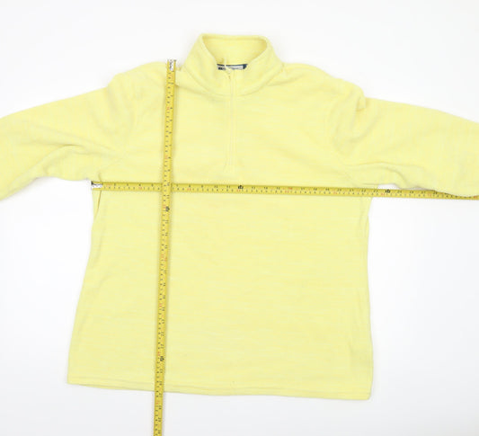 Womens UK 20 Regular Mountain Warehouse Yellow Pullover Sweatshirt