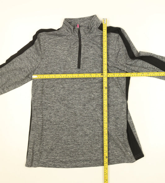 Dunnes Stores Women’s Grey Sport 1/2 Zip Track Jacket Size S