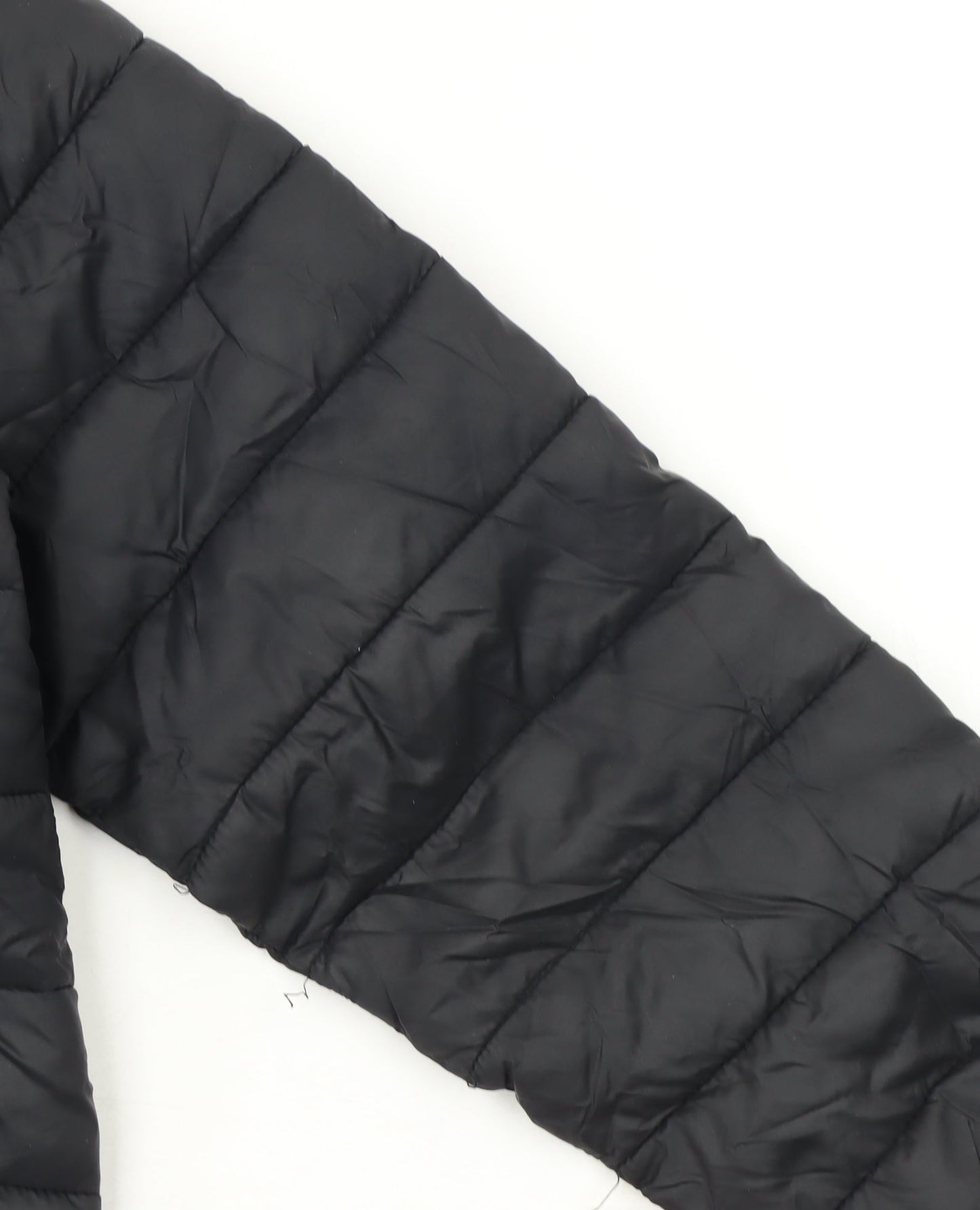 Marks and Spencer Boys Black Hooded Puffer Jacket 7-8 Years