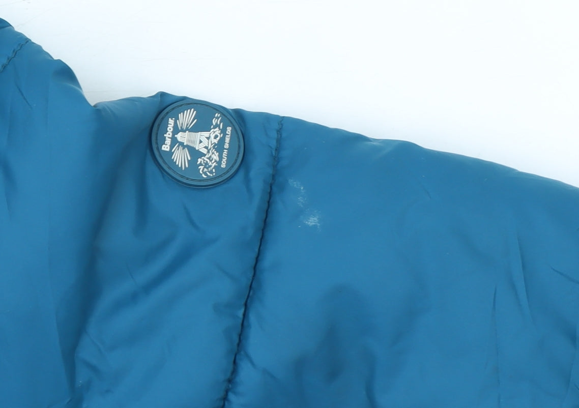 Barbour Womens Blue Size 10 Quilted FibreDown Puffer Jacket