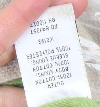 Womens UK Size 8 Regular Boden Beige Cotton Coat
