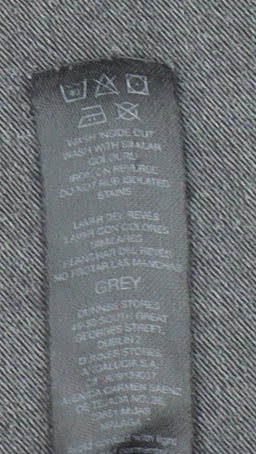 Additional view of Dunnes women’s grey, size UK 12, jegging stretch slim jeans