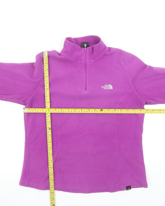 The North Face Women's Purple Fleece Pullover Sweatshirt Size M