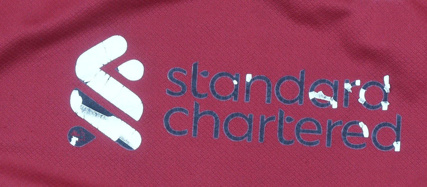 Nike Boys Red Liverpool FC 7-8 Years Football Jersey T-Shirt