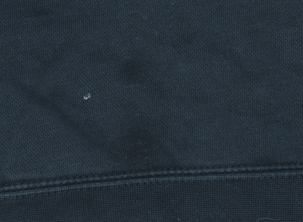 Nike Women’s Black Pullover Hoodie L Cotton Blend Logo Classic