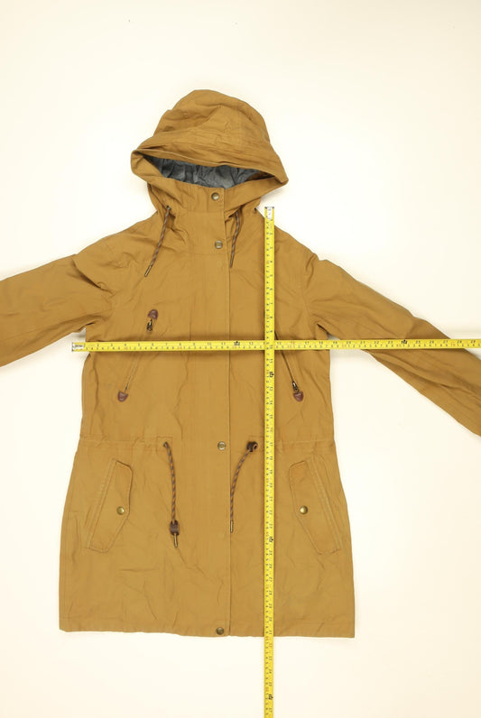 Womens UK Size 8 Regular FatFace Brown Cotton Blend Jacket