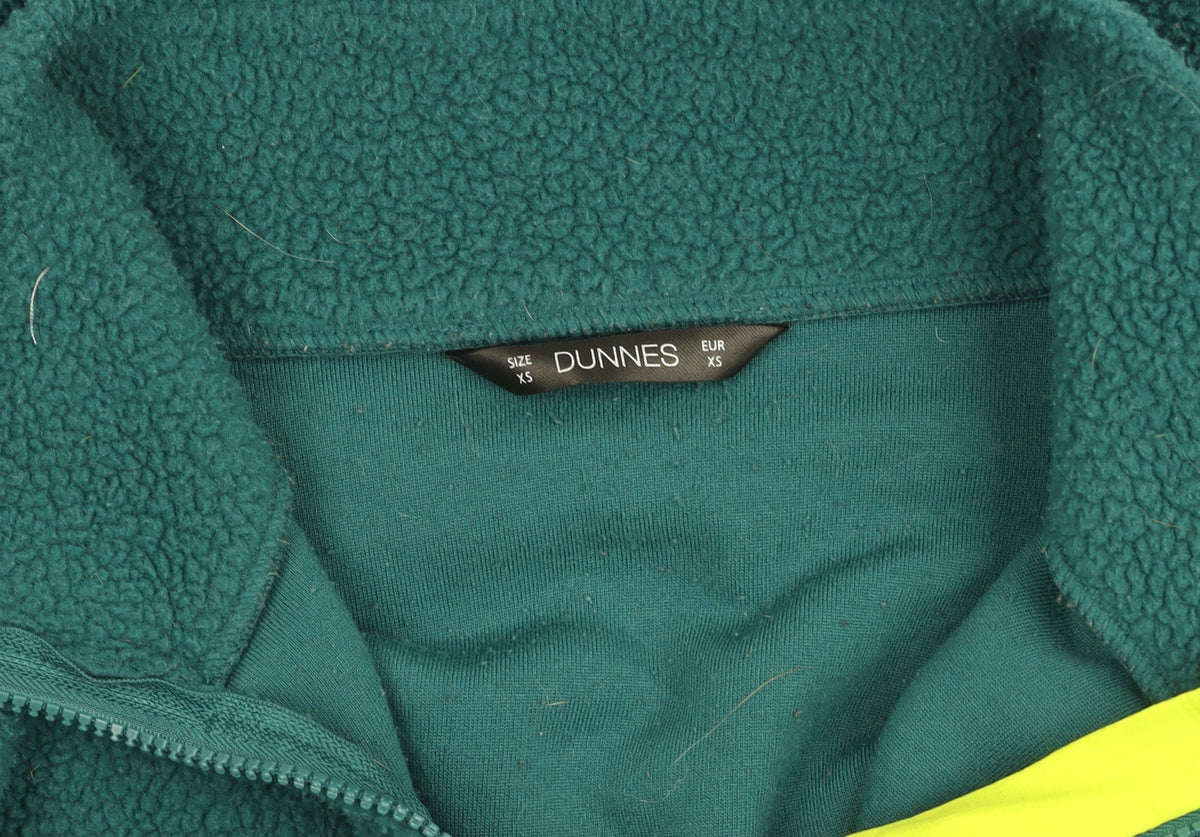 Additional view of Dunnes Women Green XS 1/2 Zip Fleece Pullover Sweatshirt