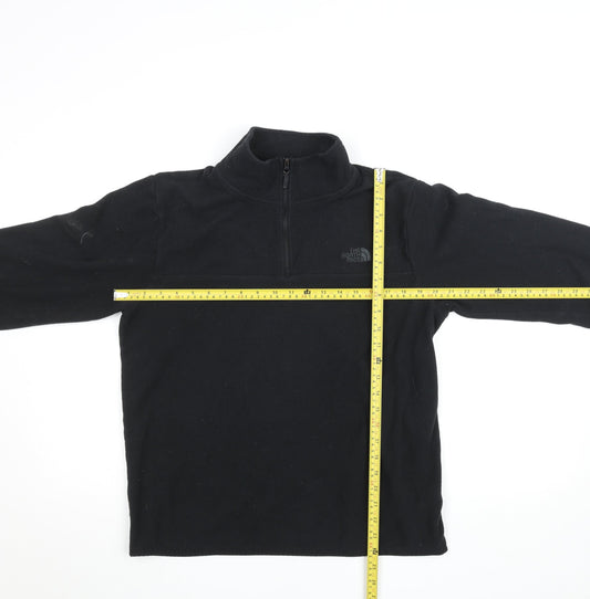 The North Face Men’s Black Fleece 1/4 Zip Sweatshirt Size M