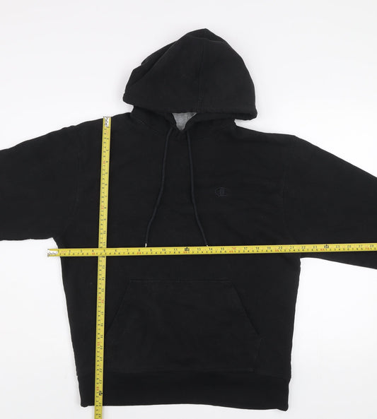 Champion Men's Black Pullover Hoodie Size M Regular Fit