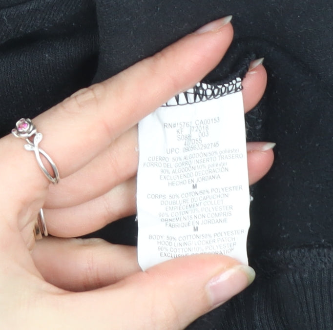 Champion Men's Black Pullover Hoodie Size M Regular Fit