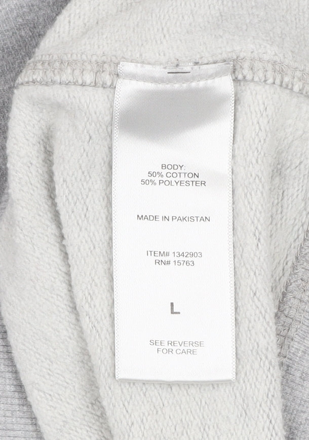 Champion Men's Grey Crew Neck Pullover Sweatshirt Size L