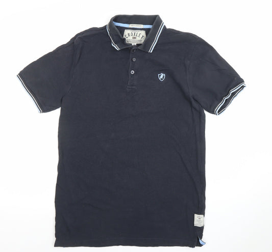 Croxley Men's Black Cotton Polo Shirt Size S Classic Fit