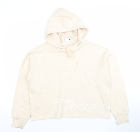 Womens UK M Regular Champion Beige Pullover Hoodie