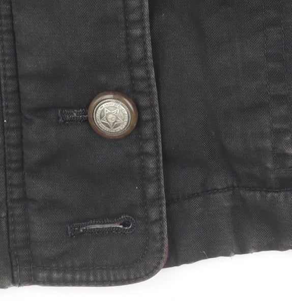 Marks and Spencer Women’s Black Cotton Lined Jacket Size 16