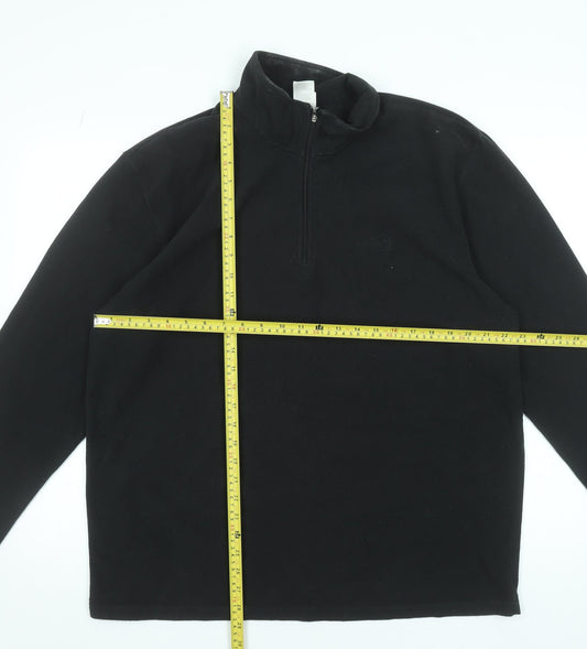 The North Face Men’s Black XL 1/4 Zip Fleece Sweatshirt