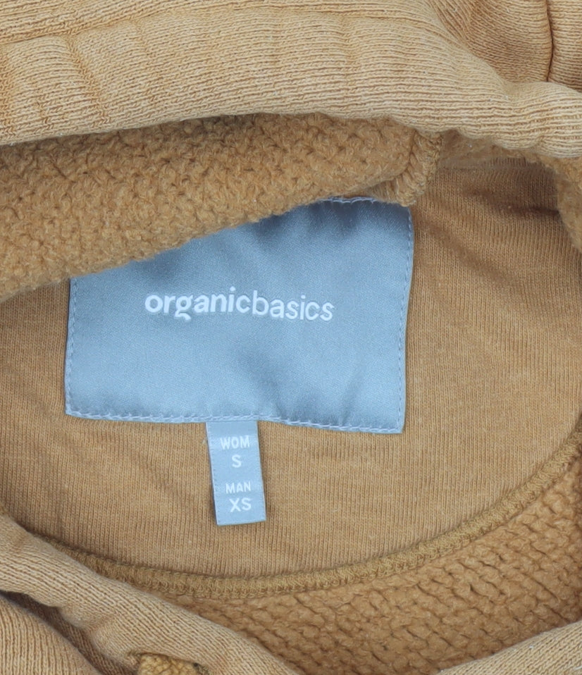 Organic Basics Women’s Brown Pullover Hoodie Size S Organic Cotton