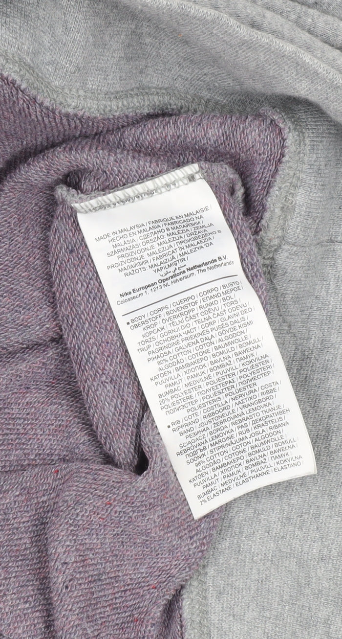 Mens UK S Regular Nike Grey Pullover Sweatshirt
