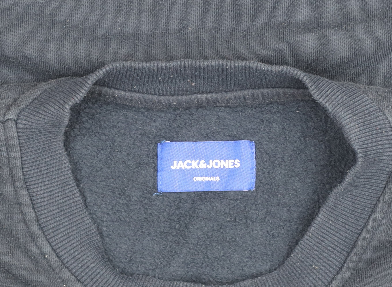 Unisex Adults UK L Regular JACK & JONES Blue Pullover Sweatshirt