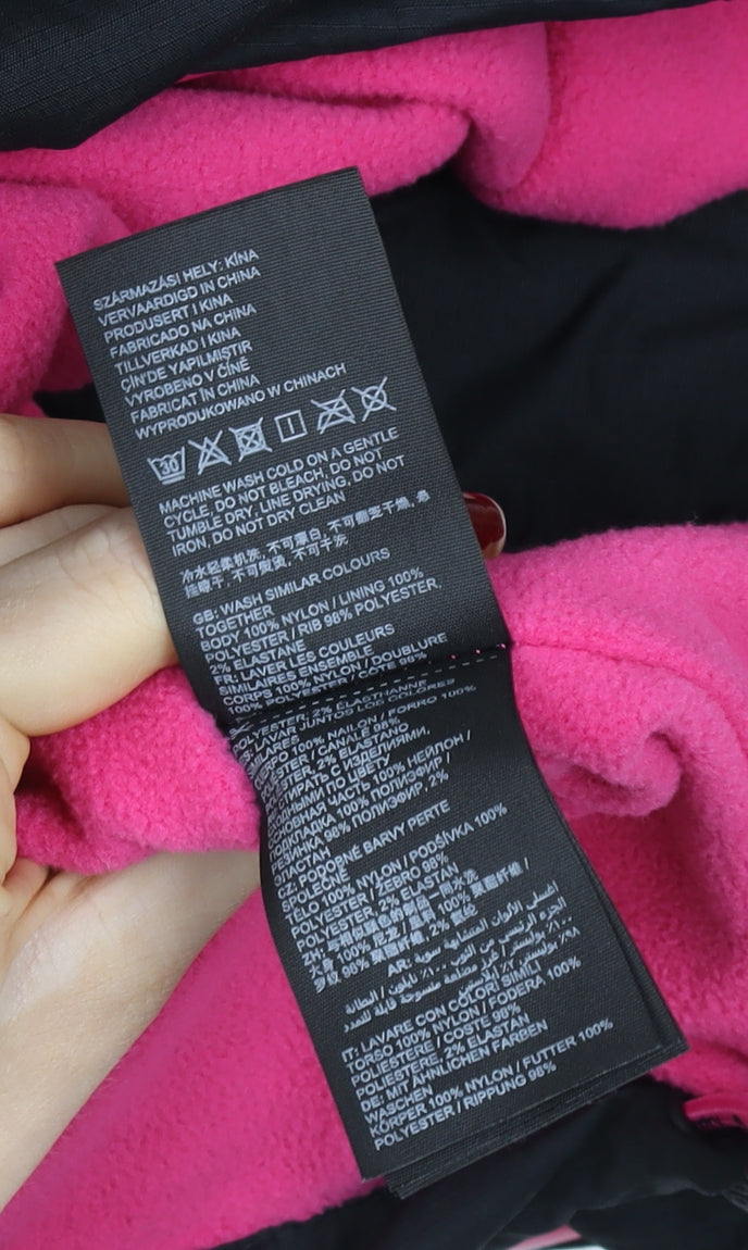 Superdry Women's Black Windcheater Hooded Jacket Size 8