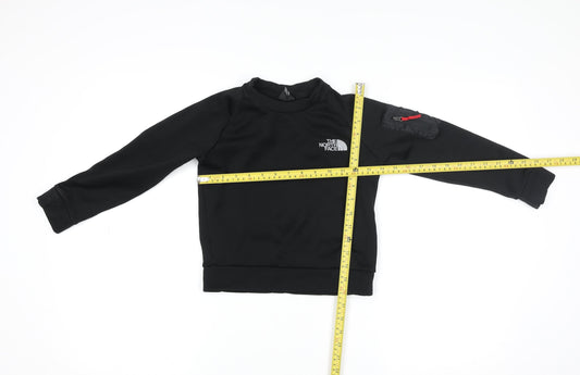 The North Face Boys Black Softshell Active Jacket Size S