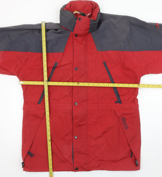 Regatta Men's Red Grey Waterproof Parka Jacket M 40in Outdoor Hiking