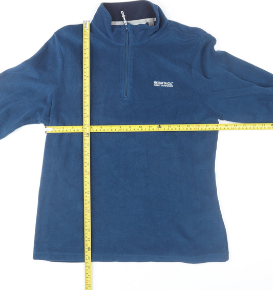 Womens UK 14 Regular Regatta Blue Pullover Sweatshirt