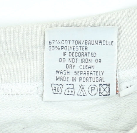 US Basic Womens Grey XL Retro Nautical Long Sleeve T-Shirt