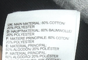 Adidas Teens Grey Full Zip Sweatshirt XL Sports Logo Jacket