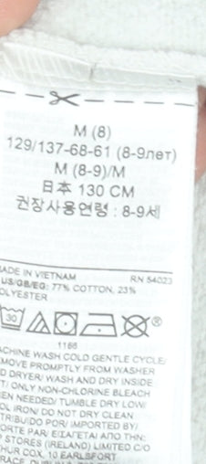 GAP Teen Boys Beige Pullover Hoodie Size 8-9 Years Cotton Blend