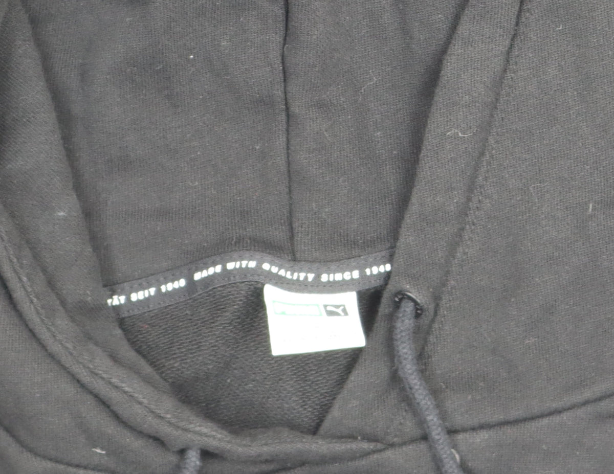 Additional view of Puma Men’s Black Pullover Hoodie, size L, Regular Fit Sportswear