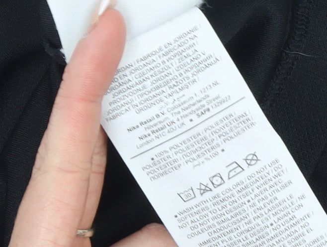 Nike Boys Black Dri-FIT Sports T-Shirt XL 158-170cm Moisture Wicking Tee