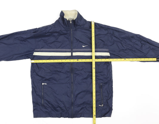 Nike Mens Blue XL Track Jacket Lightweight Windbreaker