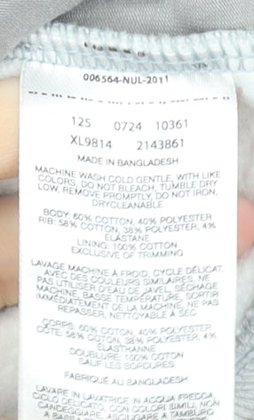 Womens UK L Regular Columbia Grey Full Zip Sweatshirt