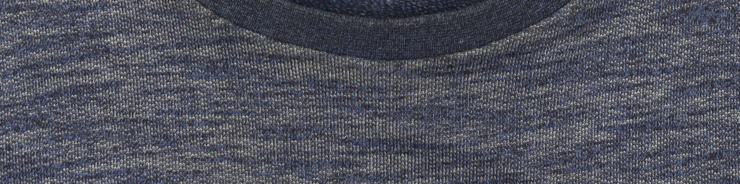 Volcom Men's Blue Knit Crew Neck Pullover Sweatshirt Size S